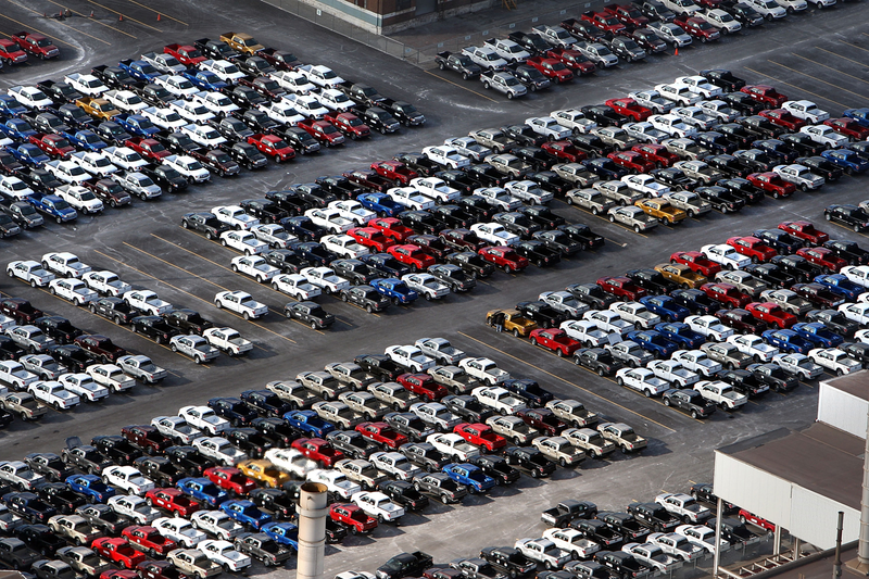 Illustration for article titled Where Are Automakers Stashing Unsold Cars?